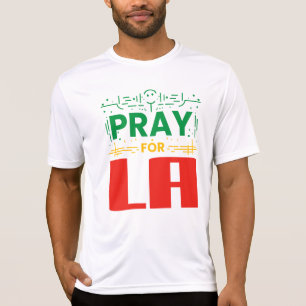 Camiseta Reze por LA: Solidariedade a Los Angeles