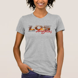 Camiseta Reze por Los Angeles | Mulheres ajuste slim
