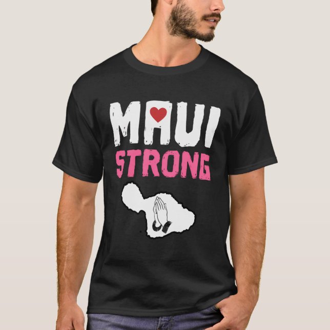 Camiseta Reze Por Maui Hawaii Forte (Frente)
