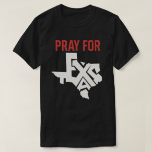 Camiseta Reze por Texas, Texas Forte, Alívio das Inundações