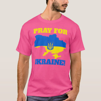 Camiseta Reze Por Ucrânia Apoie o Mapa da Ucrânia gif Patri