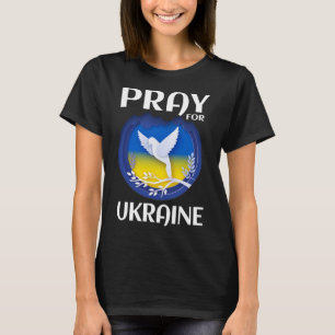 Camiseta Reze Por Ucrânia Apoie Ucranianos