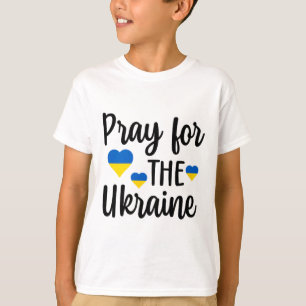 Camiseta Reze Por Ucrânia Coração