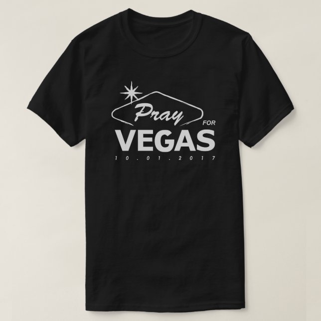 Camiseta Reze por Vegas T-Shirt (Frente do Design)