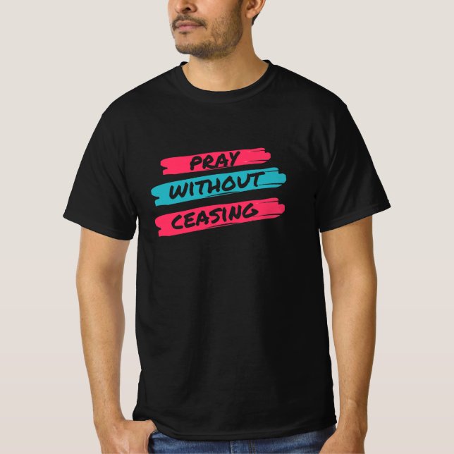 Camiseta Reze sem parar (Frente)