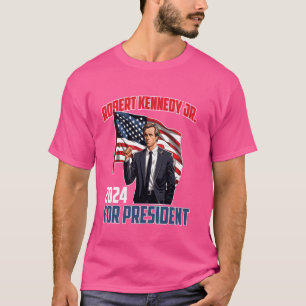 Camiseta RFK JR 2024 Eleição Robert Kennedy Jr. Para Presid
