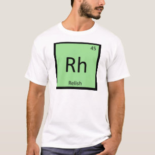 Camiseta Rh - Mesa Periódica de Química de Condição Rel