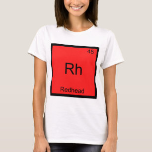 Camiseta Rh - Símbolo de Elemento de Química Engraçada V