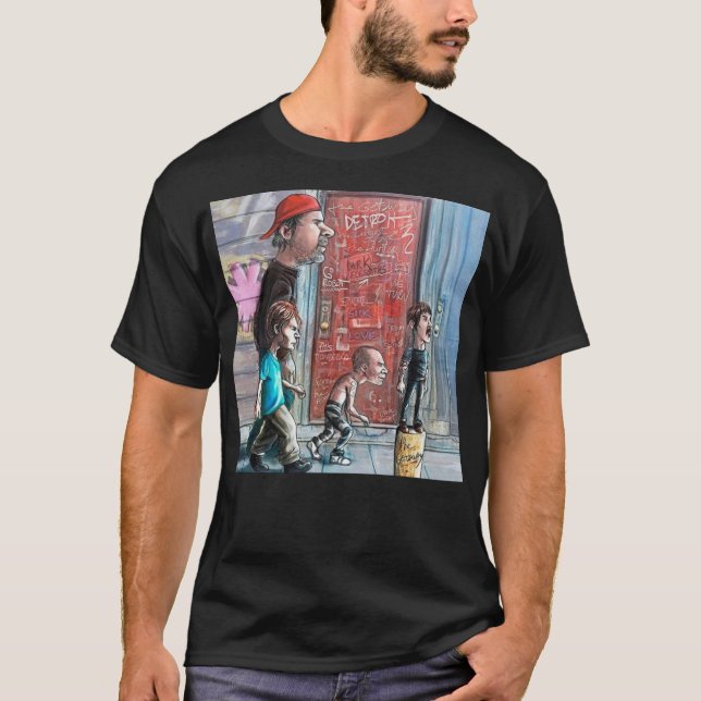 Camiseta RHCP The Getaway Album Cartoon T-Shirt – RHCP (Frente)