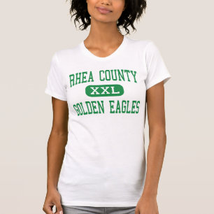 Camiseta Rhea County - Eagles dourado - alto - Evensville