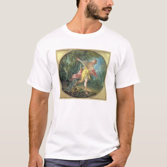 Camiseta Rhea Sylvia que foge do lobo, 1756 (Frente)