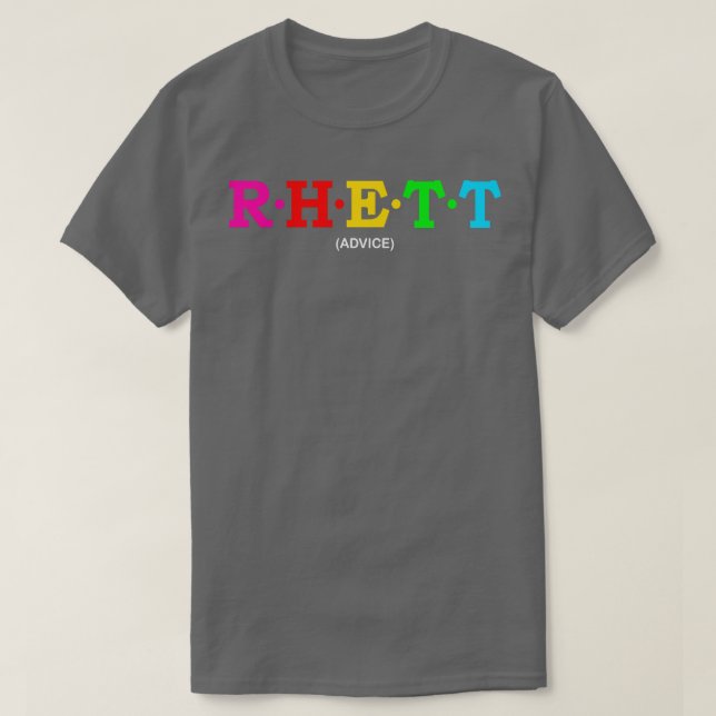 Camiseta Rhett Advice (Frente do Design)