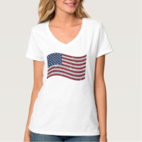 Rhinestone US Flag Ilustração - Patriótico