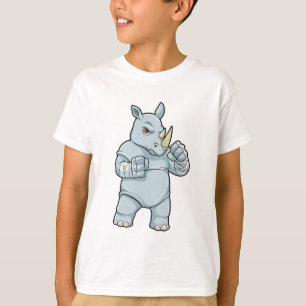 Camiseta Rhino como Boxer em Boxing