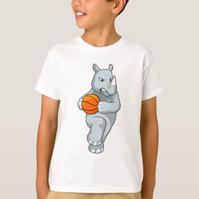 Camiseta Rhino como jogador de basquetebol (Frente)