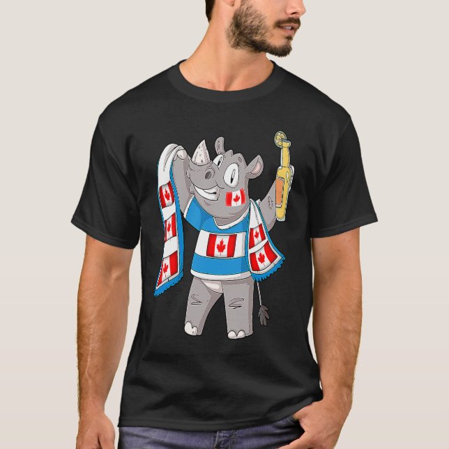 Camiseta Rhino fan Canada (Frente)