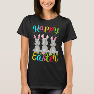 Camiseta Rhino Funny Easter Felz pascoa Bunny Rhino