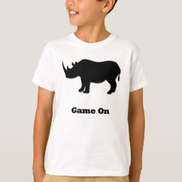 Camiseta Rhino Game On Black