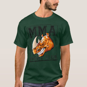 Camiseta Rhino Mixing Martial Arts Mma Fighter Beast Motiva