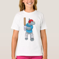 Rhino no Cricket com morcego de Cricket