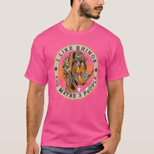 Camiseta Rhino Rhinoceros Horned Rhino