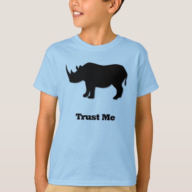Camiseta Rhino Trust Me Black (Frente)