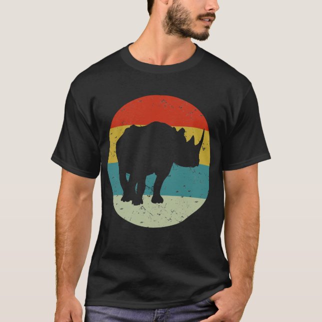Camiseta rhino vintage (Frente)