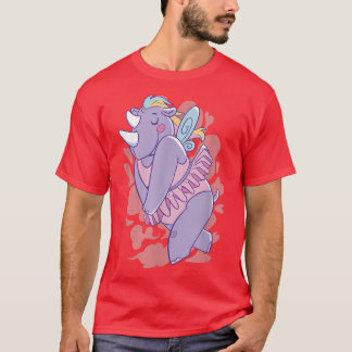 Camiseta Rhinoceronte Fairy Fantasy