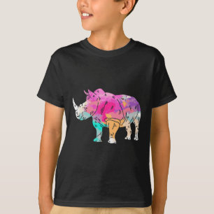 Camiseta Rhinocerontes Art Cute Artística Rinoceronte Zoo S