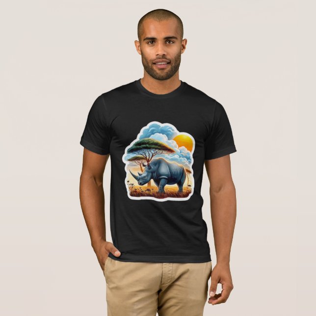 CAMISETA RHINOCEROS PRETOS 11 (Frente Completa)