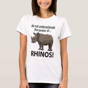 Camiseta Rhinos Animal Funny Rhinos