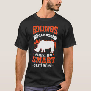 Camiseta Rhinos Resolve A Maioria Dos Meus Problemas Rhino