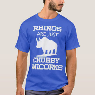 Camiseta Rhinos São Apenas Unicórnios Chubby