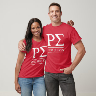 Camiseta Rho Sigma Red Shirts T-Shirt