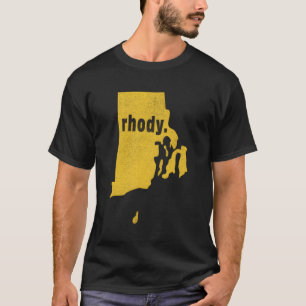 Camiseta Rhode Island Apelido Rhody Distress