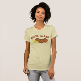 Camiseta Rhode Island Clam Cakes Fried Clamcakes Seafood RI