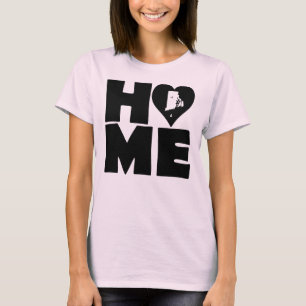 Camiseta Rhode Island Home Heart State Tees