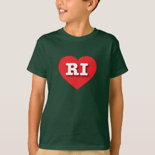 Camiseta Rhode Island Red Heart - Big Love