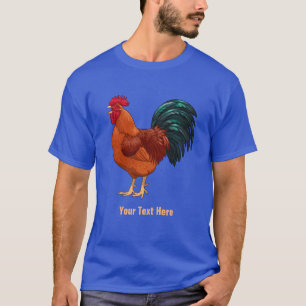 Camiseta Rhode Island Red Rooster Crowing