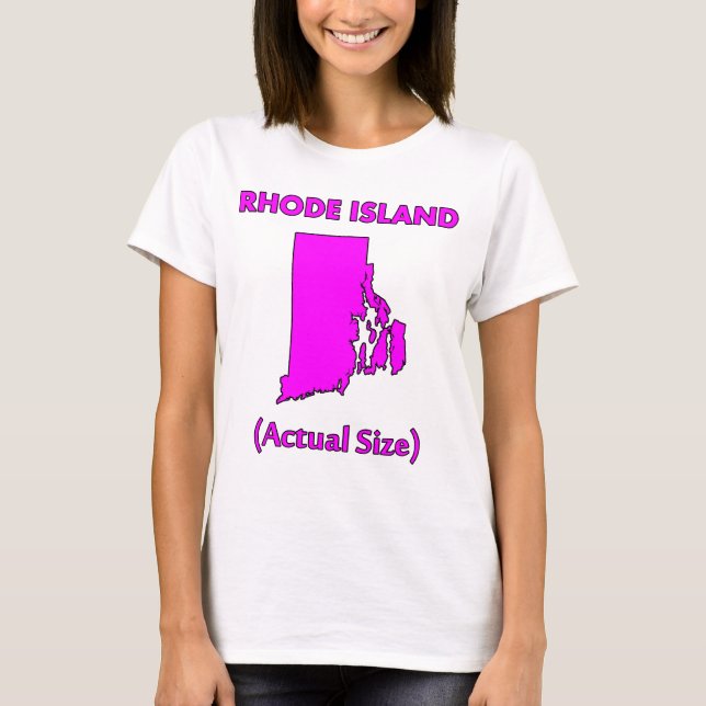 Camiseta Rhode Island - Tamanho Real (Frente)