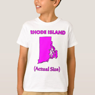 Camiseta Rhode Island - Tamanho Real