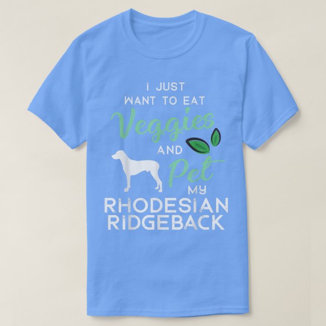 Camiseta Rhodesian Ridgeback Dog Cigar lover owner Birthday (Frente do Design)