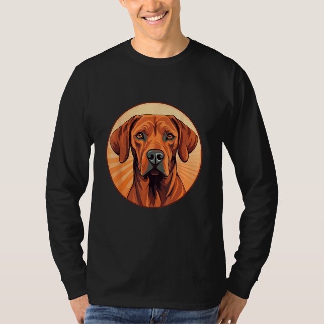 Camiseta Rhodesian Ridgeback Dog Cute Dog Breed 1 (Frente)