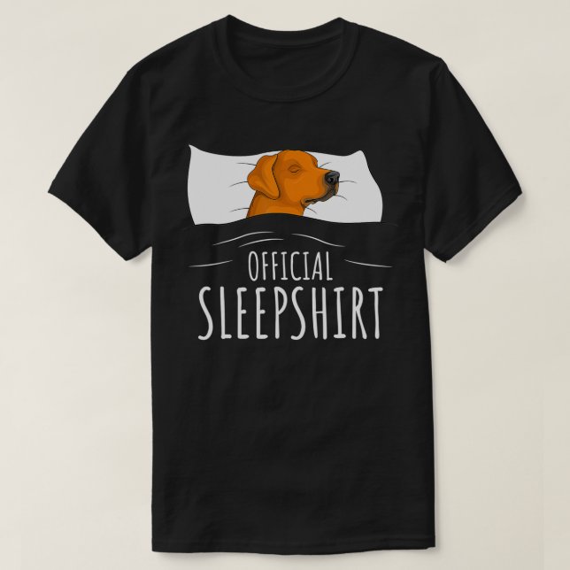 Camiseta Rhodesian Ridgeback Dog Official Sleepshirt  (Frente do Design)