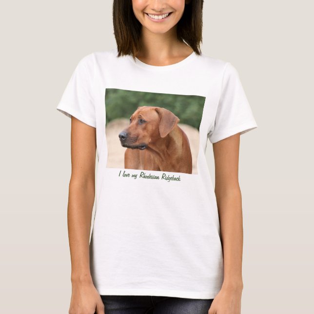 Camiseta Rhodesian Ridgeback T-shirt (Frente)