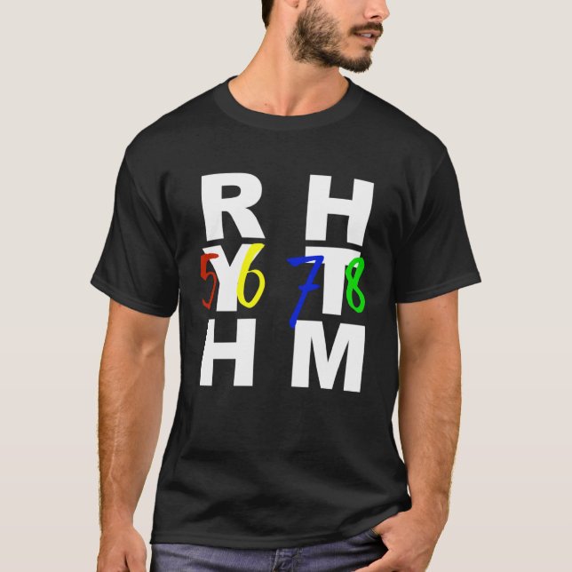 Camiseta Rhythm and Dance Music Teacher Choir Conductor Cla (Frente)