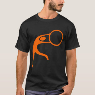 Camiseta Rhythmic Gymnastic Figure - Orange