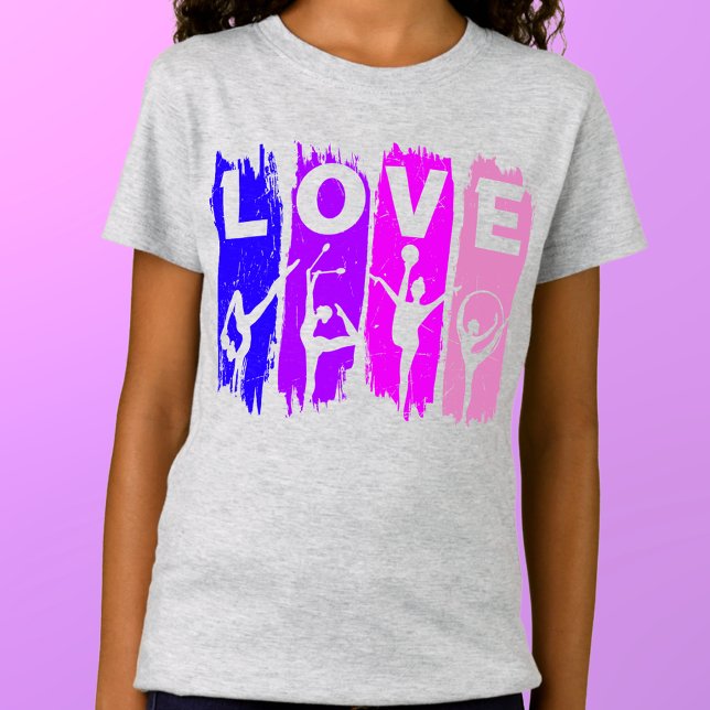 Camiseta Rhythmic Gymnastics Love      (Criador carregado)