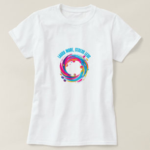 Camiseta Ri Mais, Estressa Menos