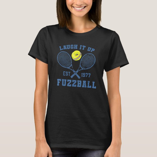 Camiseta Ria-Se Da Fúria Da Bola De Tênis (Frente)